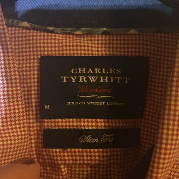 Checkered men’s dress shirt by Charles Tyrwhitt - Picture 3 of 4